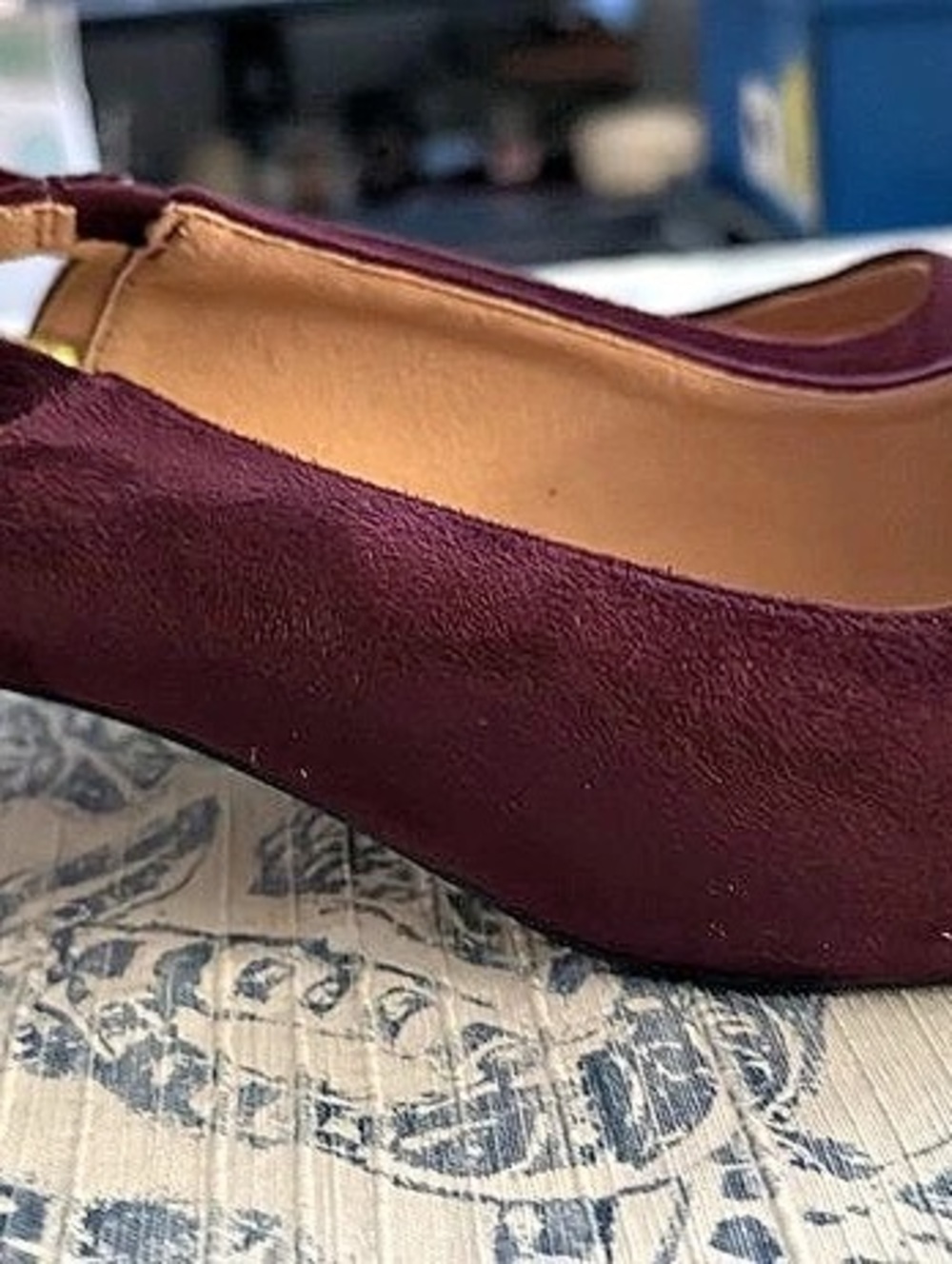 Journee Collection Tru Comfort Foam Slingback Kitten Heel Purple US 8 - Picture 2 of 4